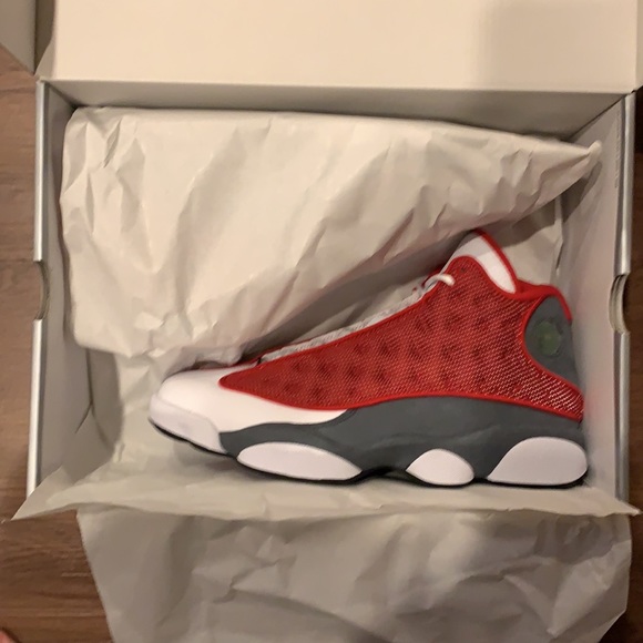 Nike Air Jordan Retro 13 Gym Red Flint US 9.5 New - Picture 5 of 12